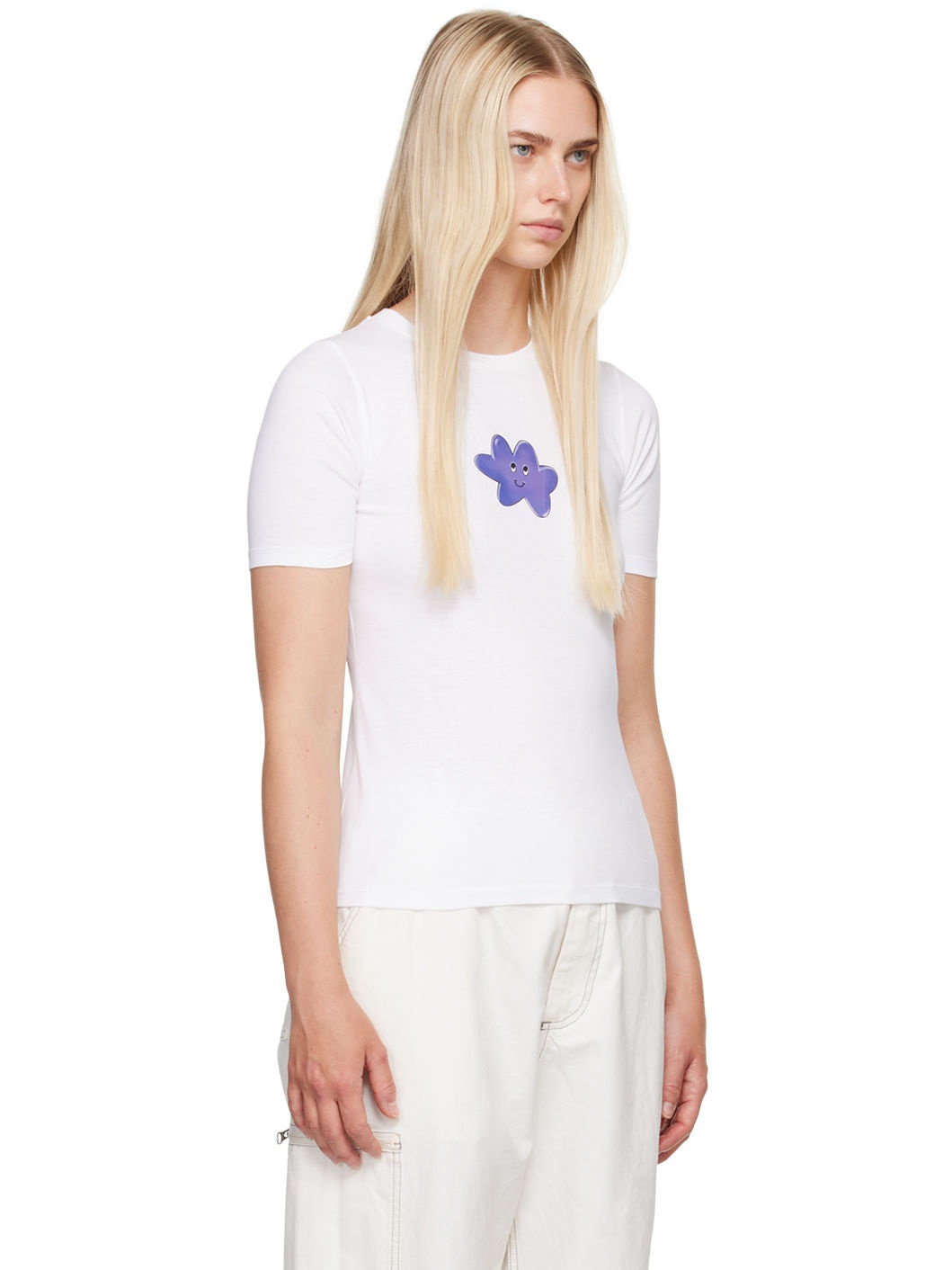 White Graphic T-Shirt - 2