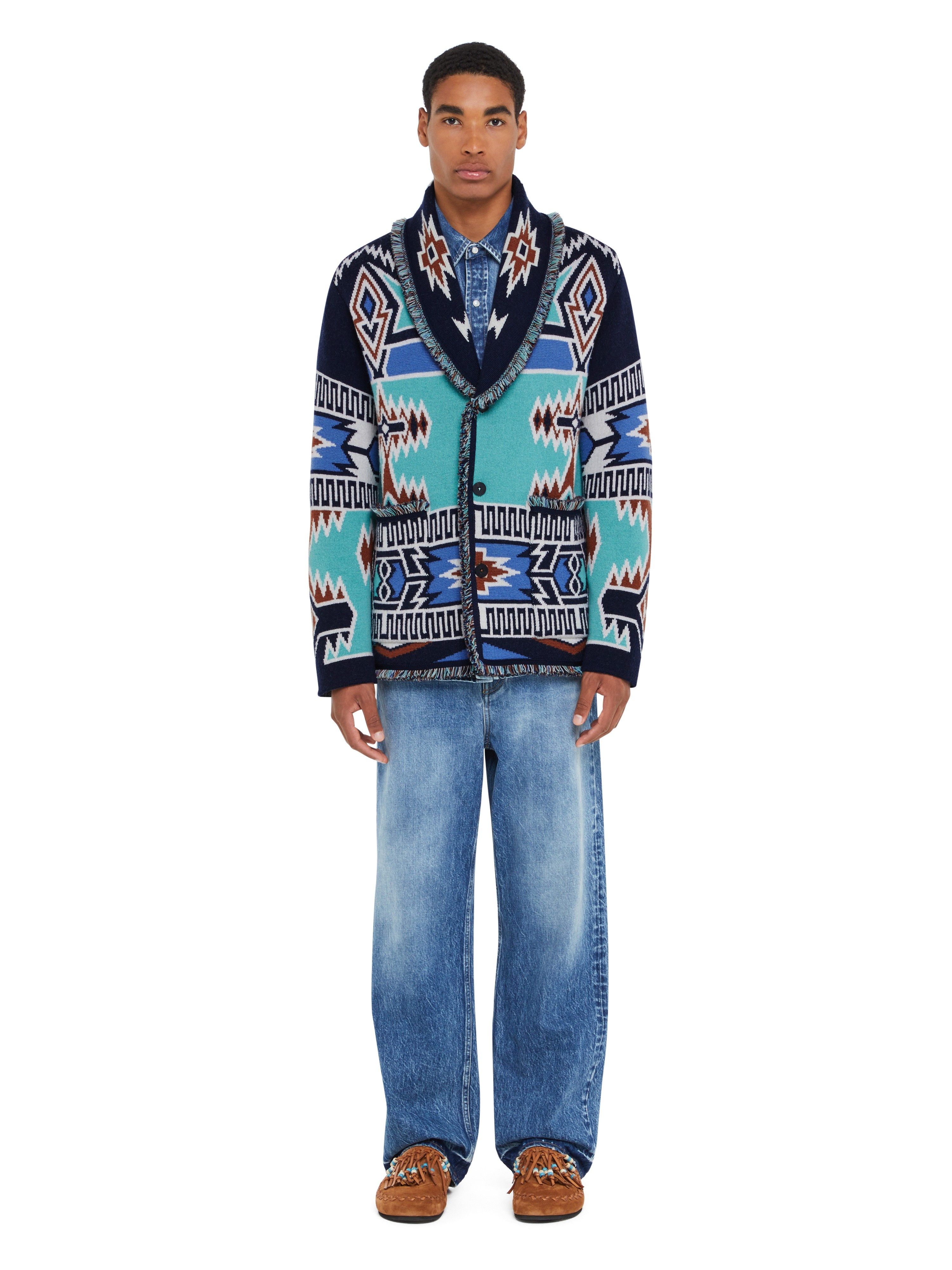 Geometric Roots Cardigan - 4