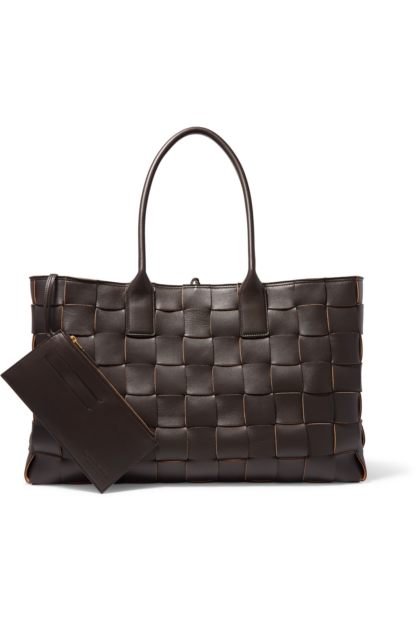 Cabas medium intrecciato leather tote - 6