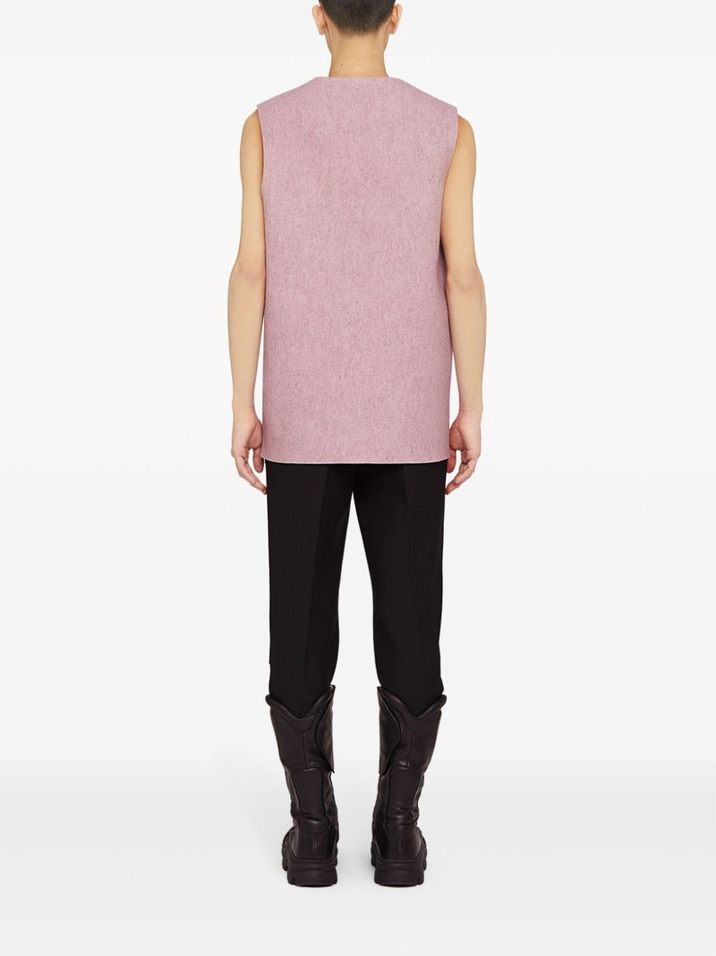 cherry-print wool tank top 4