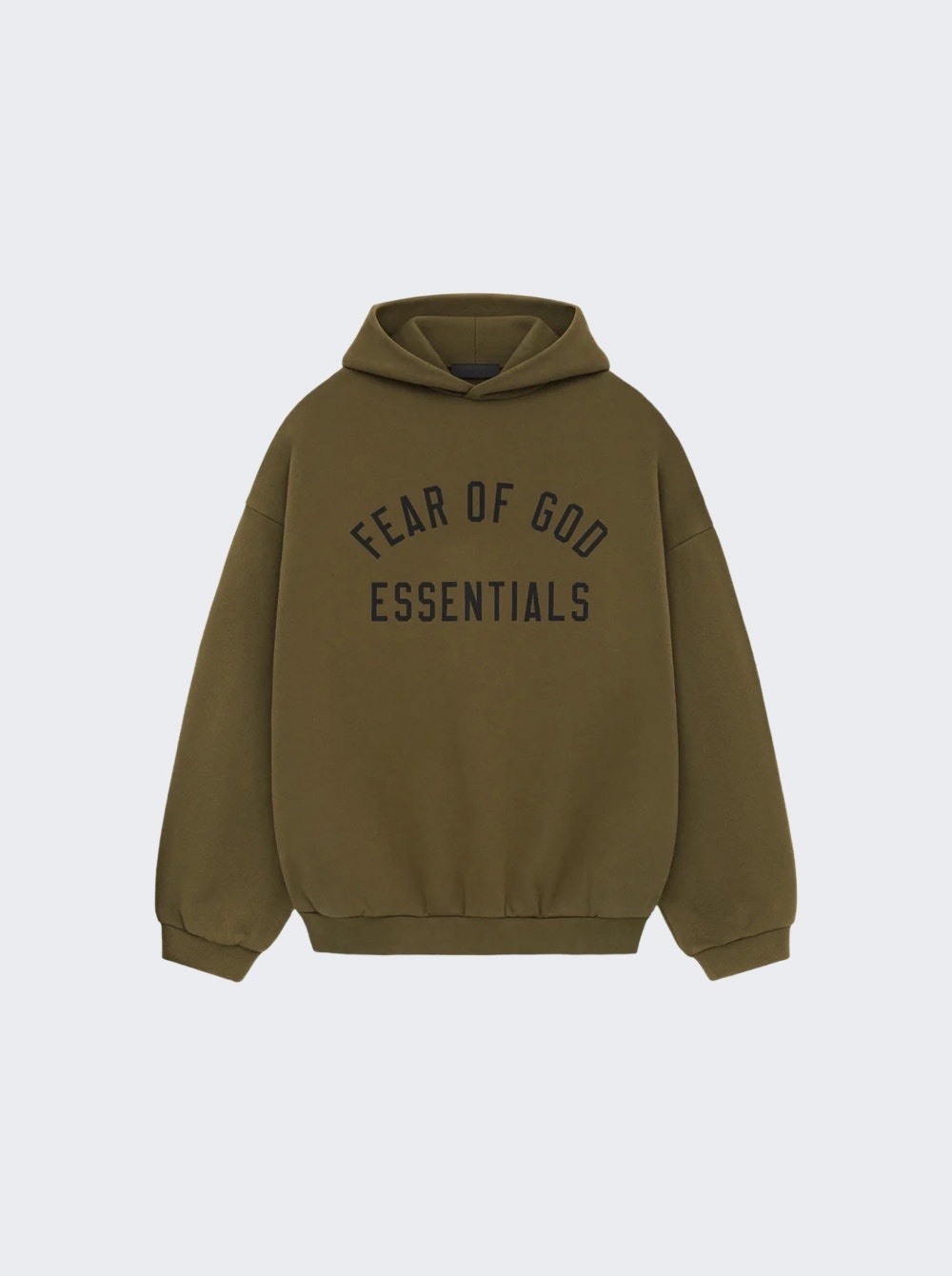 Fleece Hoodie Olive - 1