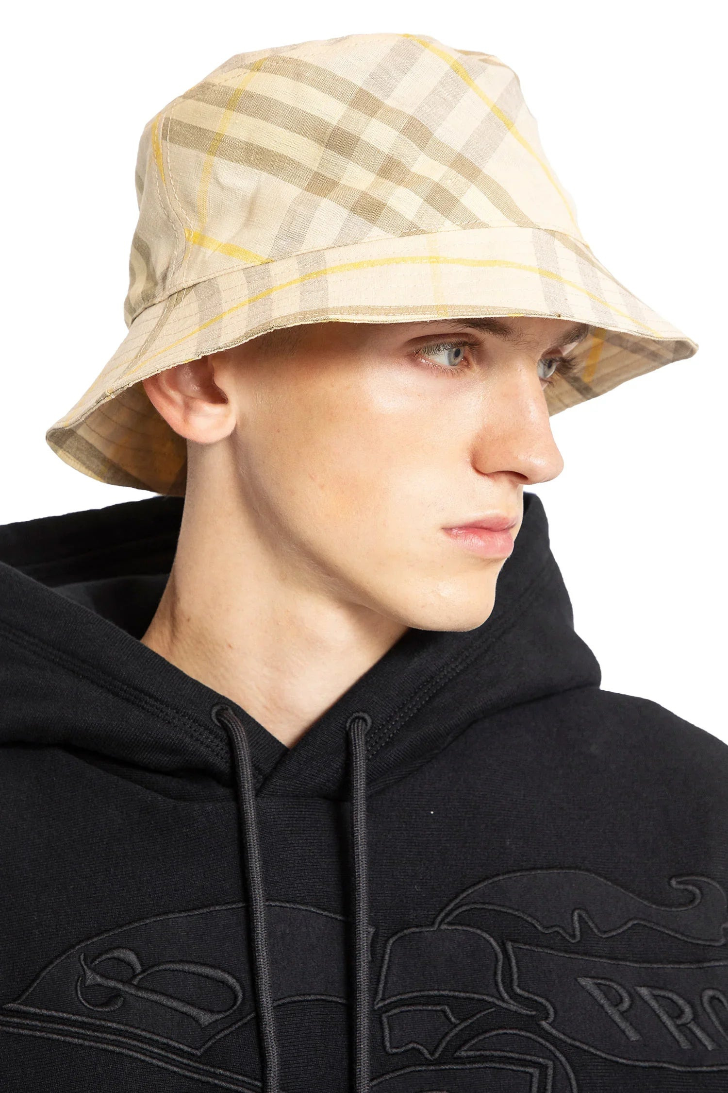Check-Linen-Bucket-Hat - 4