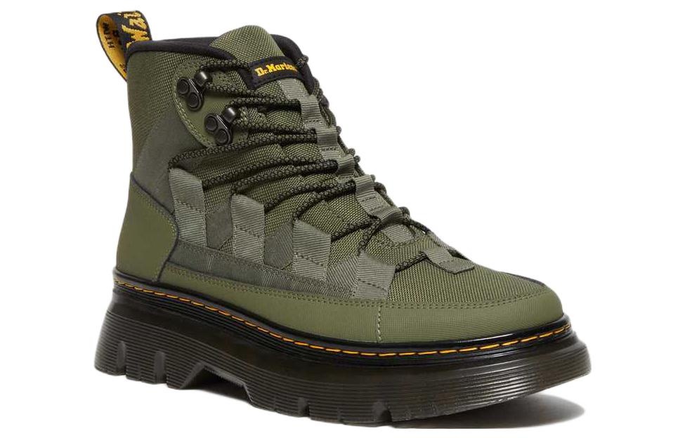 Dr. Martens Boury Leather Casual Boots 'Khaki Green' 27831384 - 2