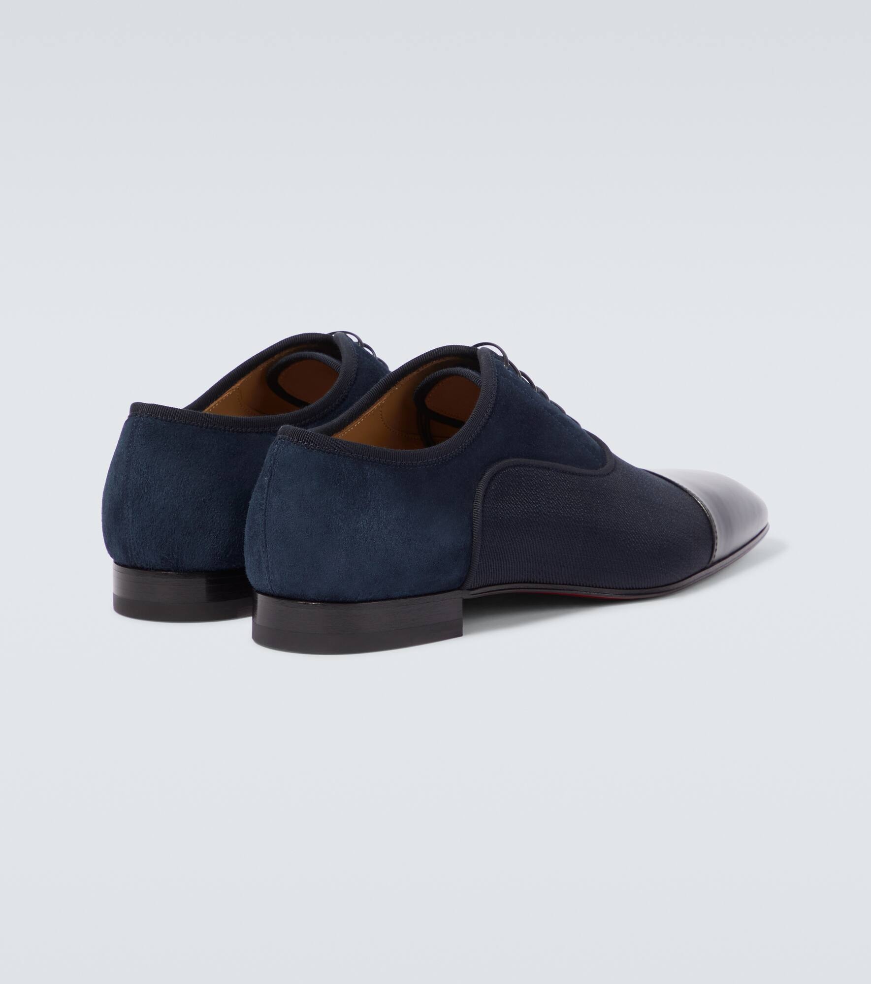 Greggo leather-trimmed Oxford shoes - 6