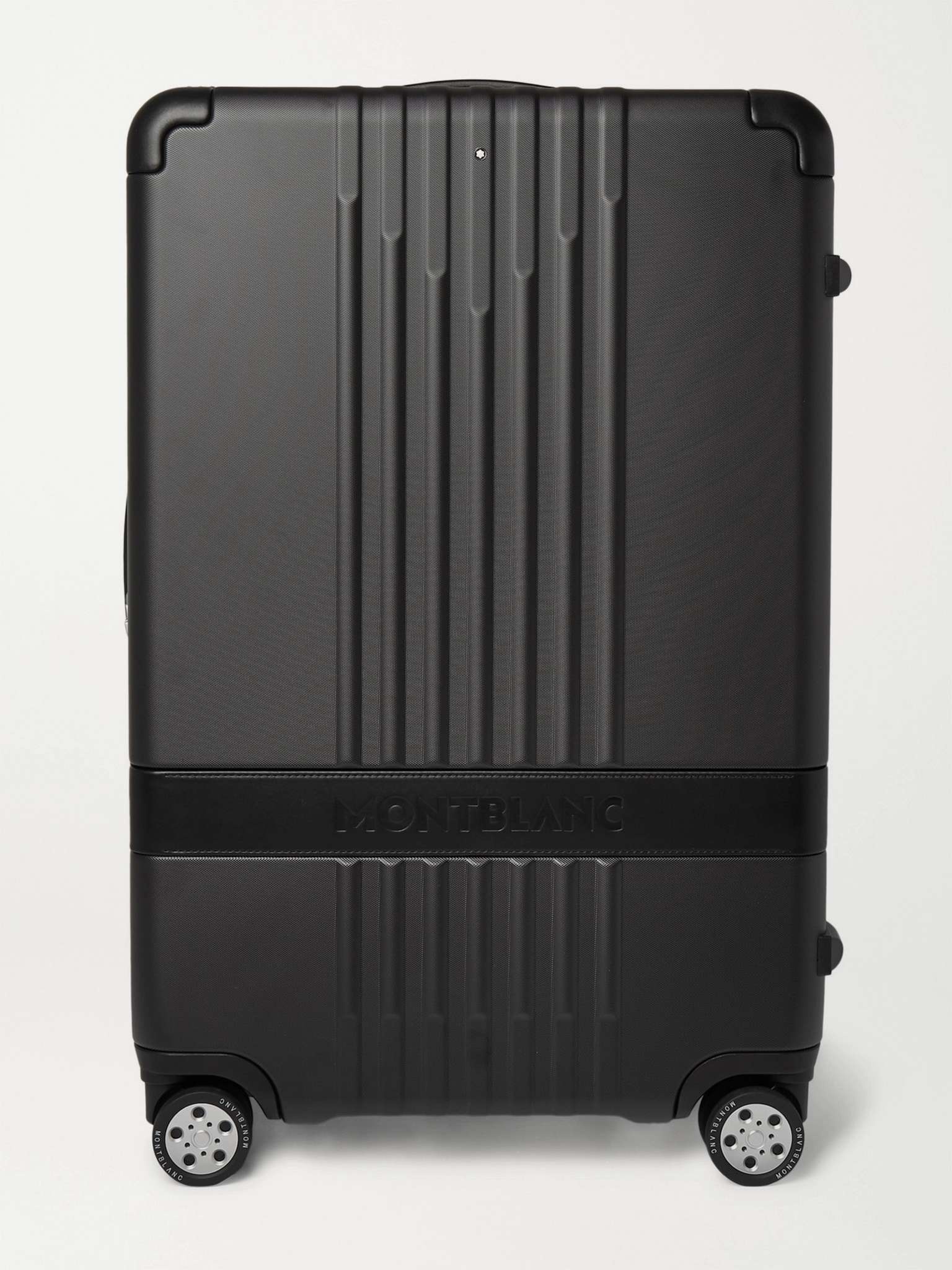 #MY4810 Medium 61cm Leather-Trimmed Polycarbonate Suitcase - 1