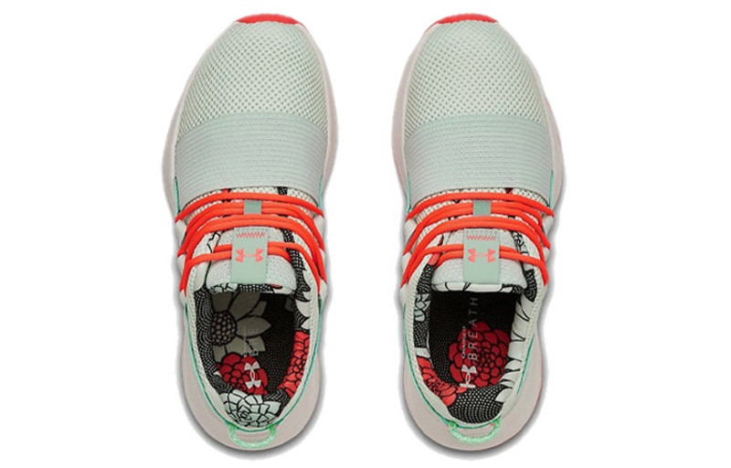 Under Armour (WMNS) Under Armour Charged Breathe FN Print Blue/Orange 3023483-400 outlook
