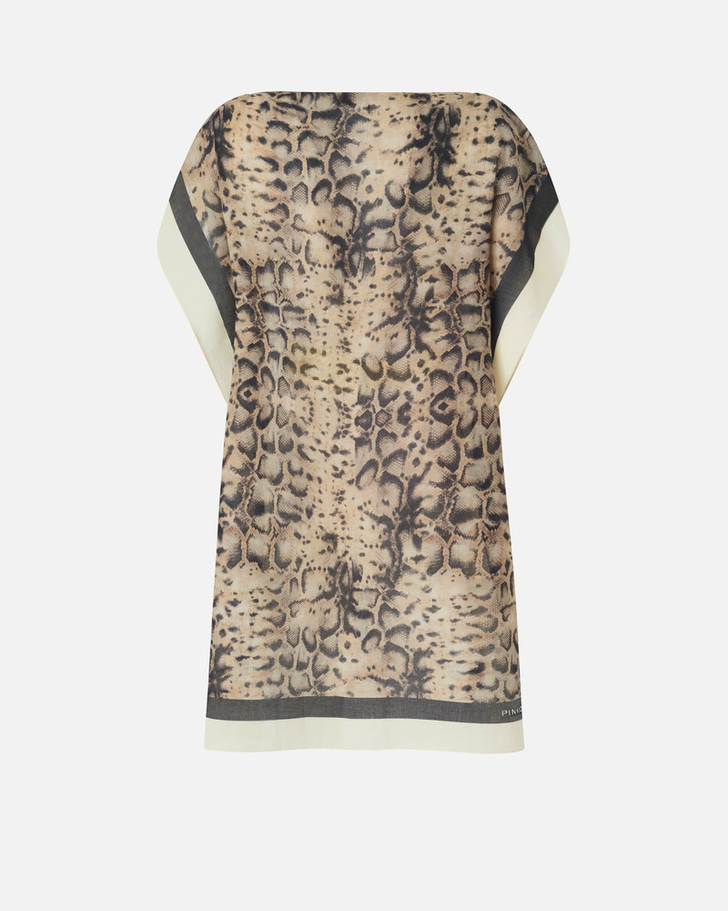 PINKO KAFTAN WITH SNAKE PRINT outlook