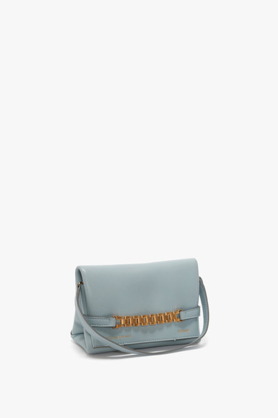 Victoria Beckham Mini Chain Pouch In Sky Leather outlook