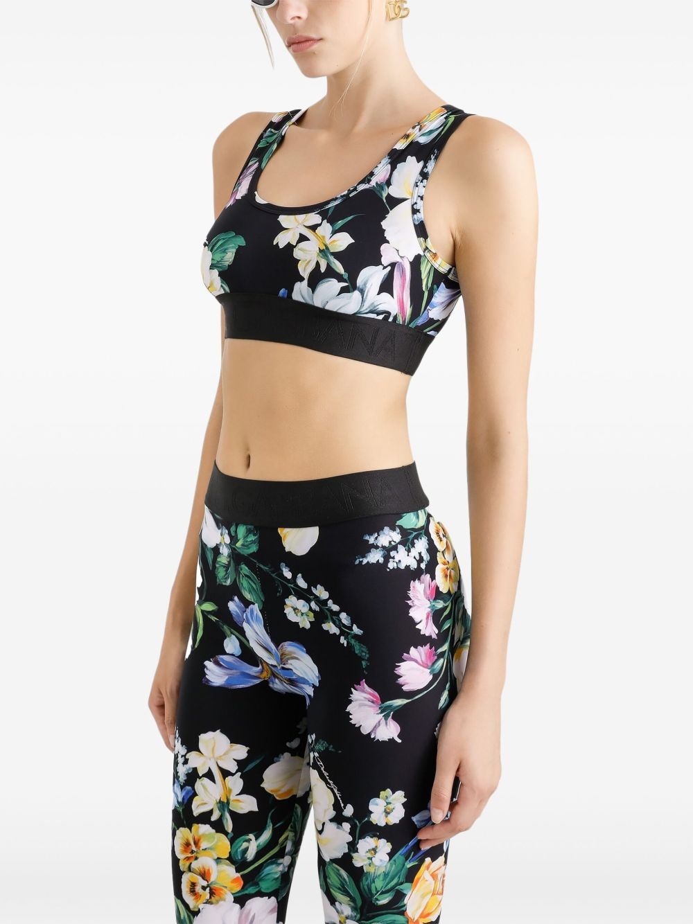 printed crop top - 4