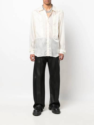 Rick Owens chest welt-pocket detail shirt outlook