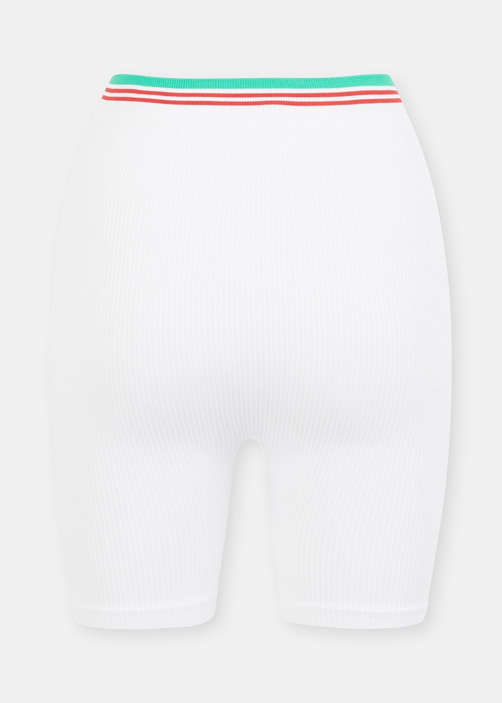 White Cycling Shorts - 2