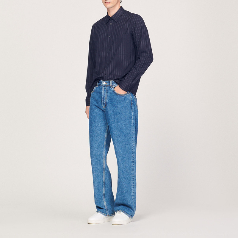Sandro Striped flowing shirt outlook