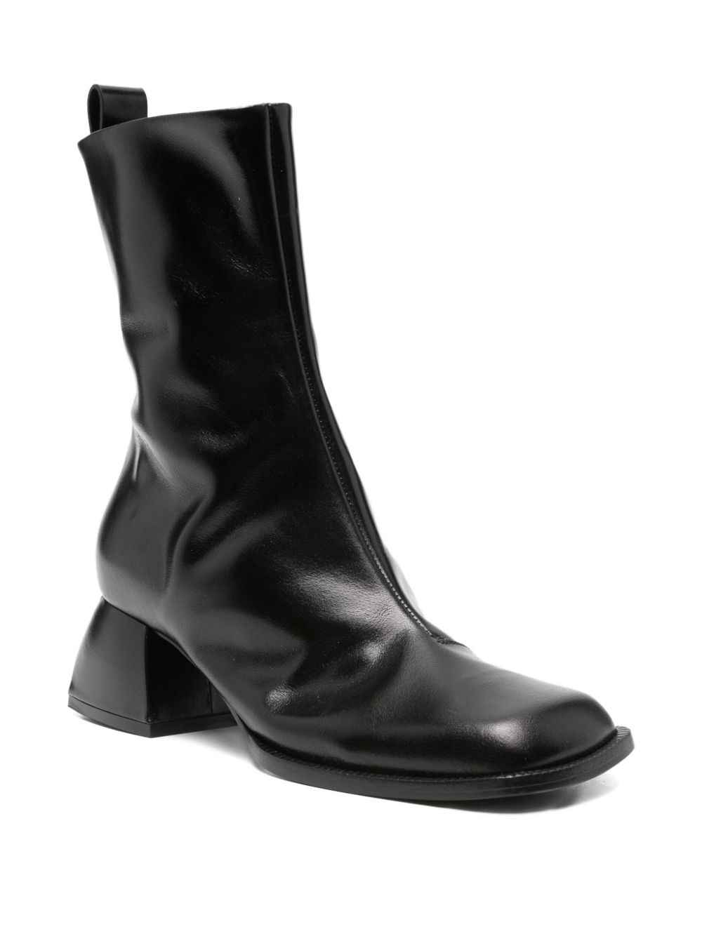 zip-detail boots - 2