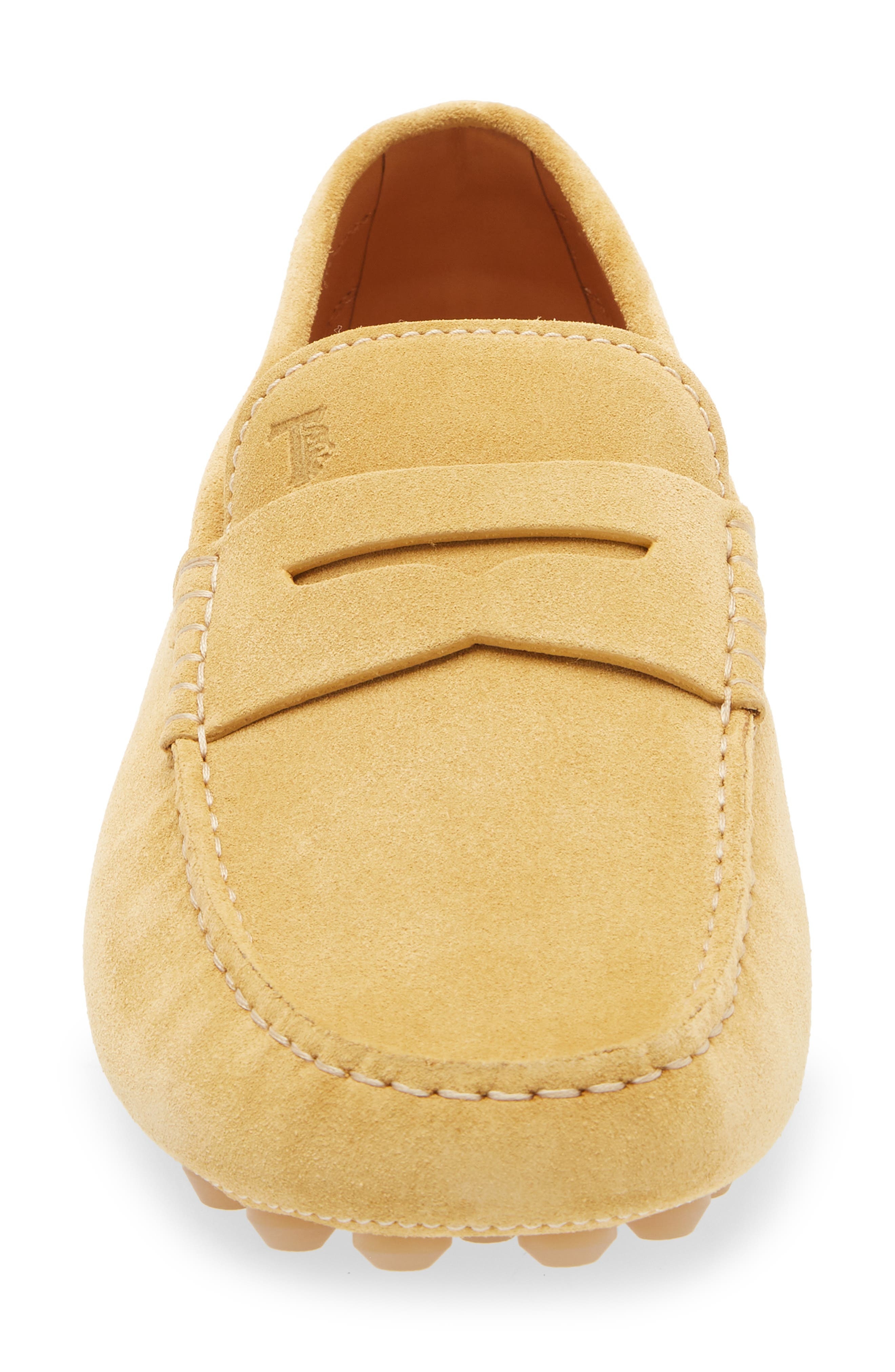 Tod's Gommino Bubble Suede Driving Shoe in Giallo Senape at Nordstrom - 4