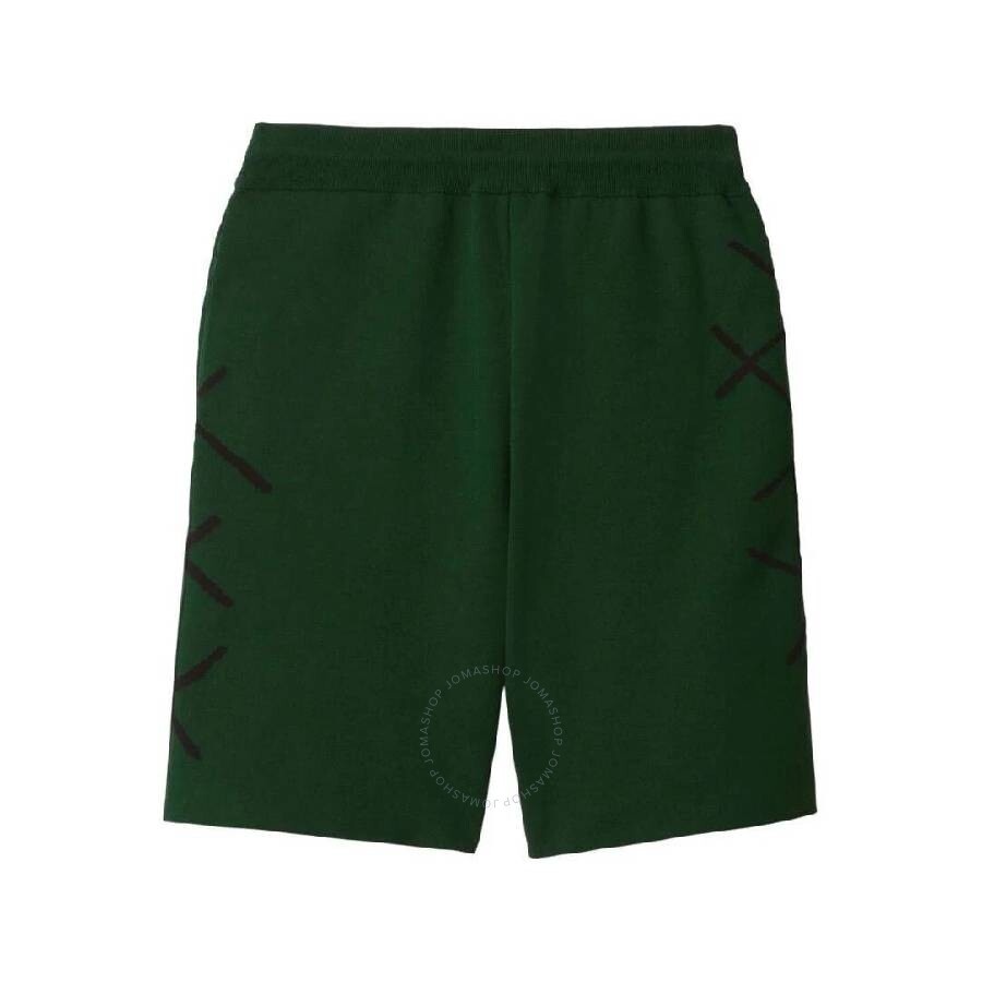Burberry Knitted Argyle Pattern Cotton Shorts - 2