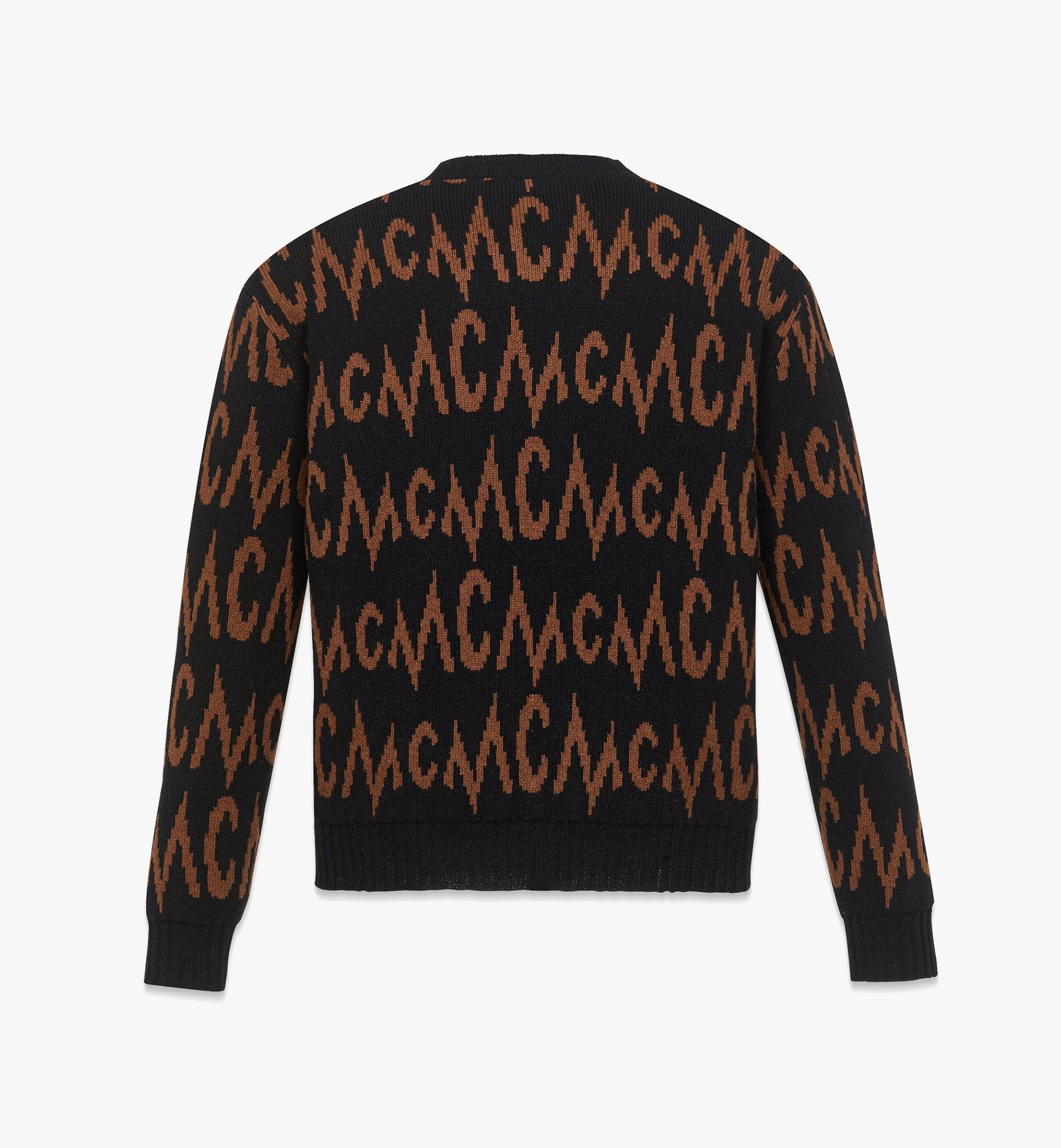 Monogram Jacquard Sweater in Recycled Cashmere - 3