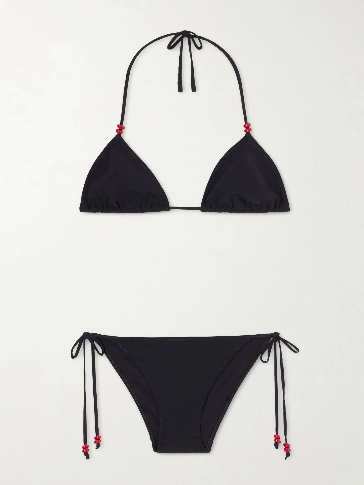 Venti embellished tringle bikini Black - 1