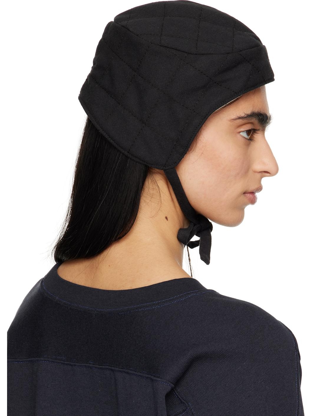 Black Bloomstein Quilted Cap - 3