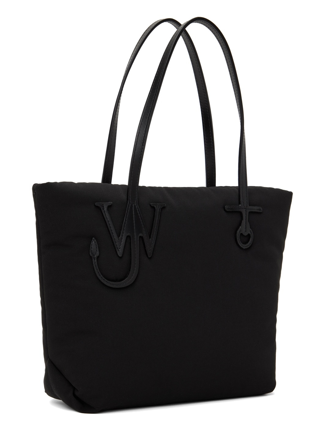 Black Small Puffy Anchor Tote - 2