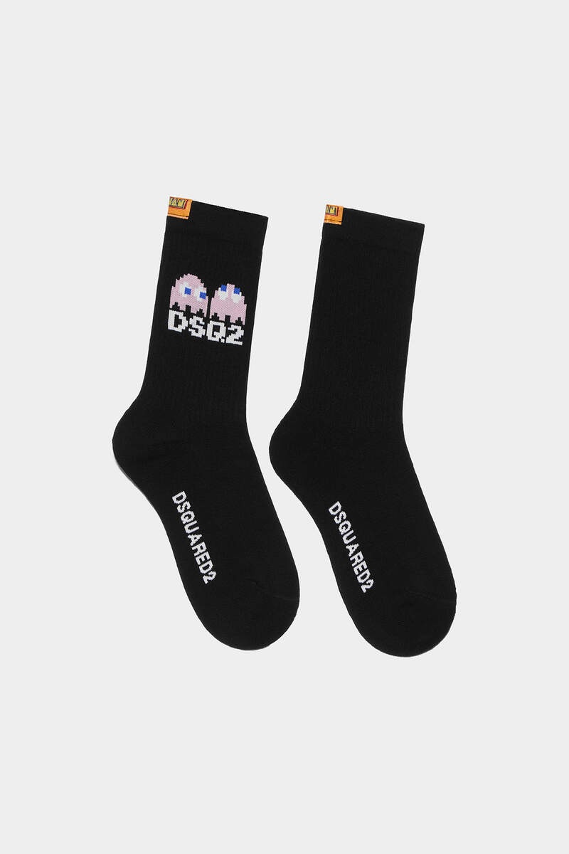 PAC-MAN MID-CREW SOCKS - 1