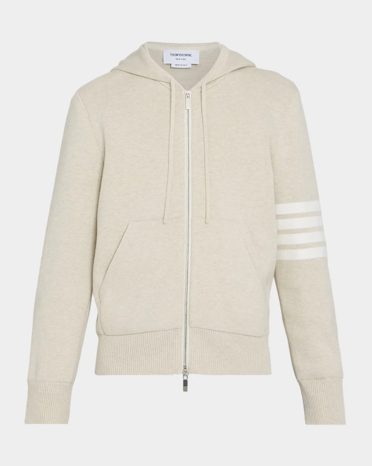 Men's Cotton 4-Bar Full-Zip Hoodie - 1