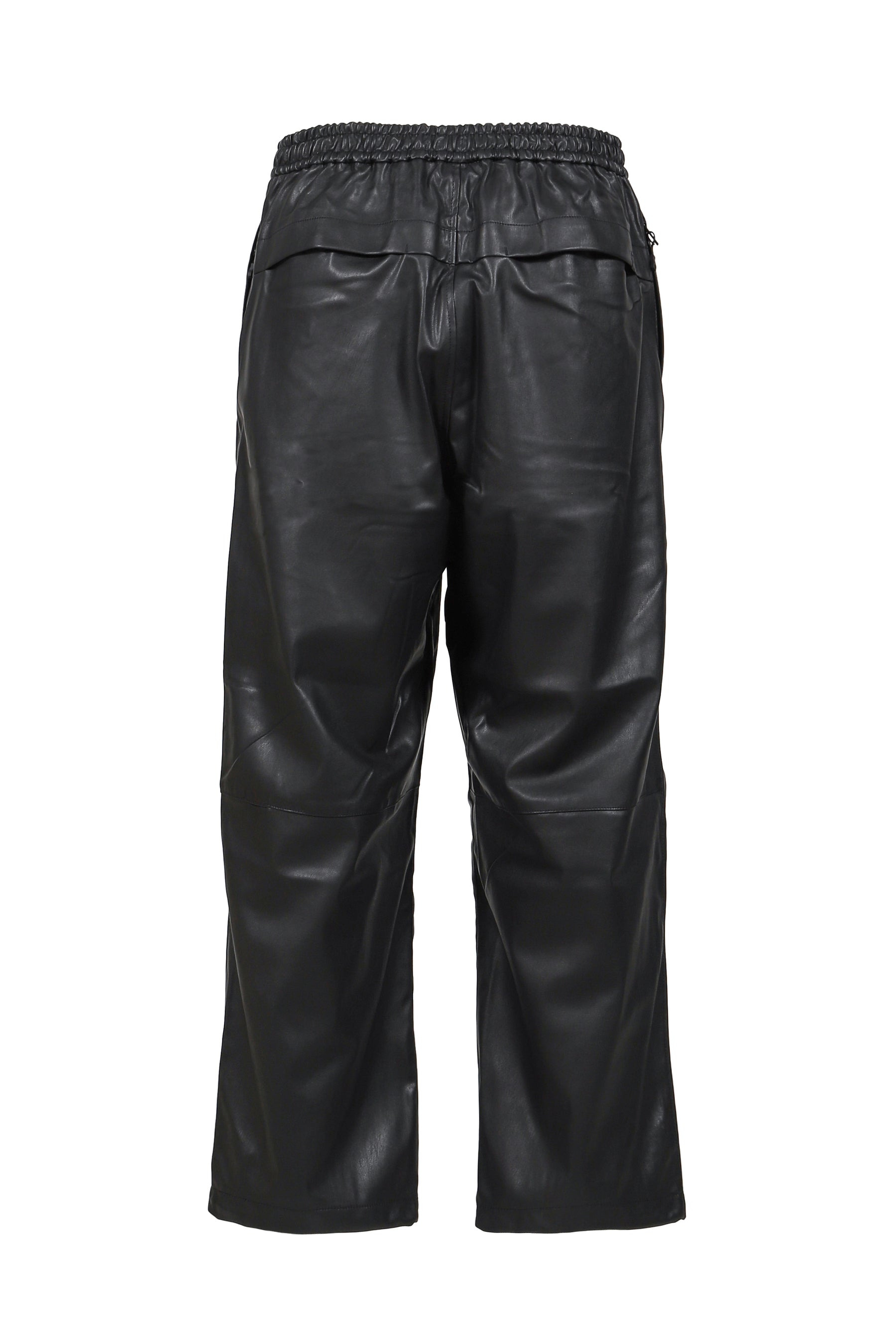 TECH SYNTHETIC SKIN WINDBREAKER PANTS / BLK - 2