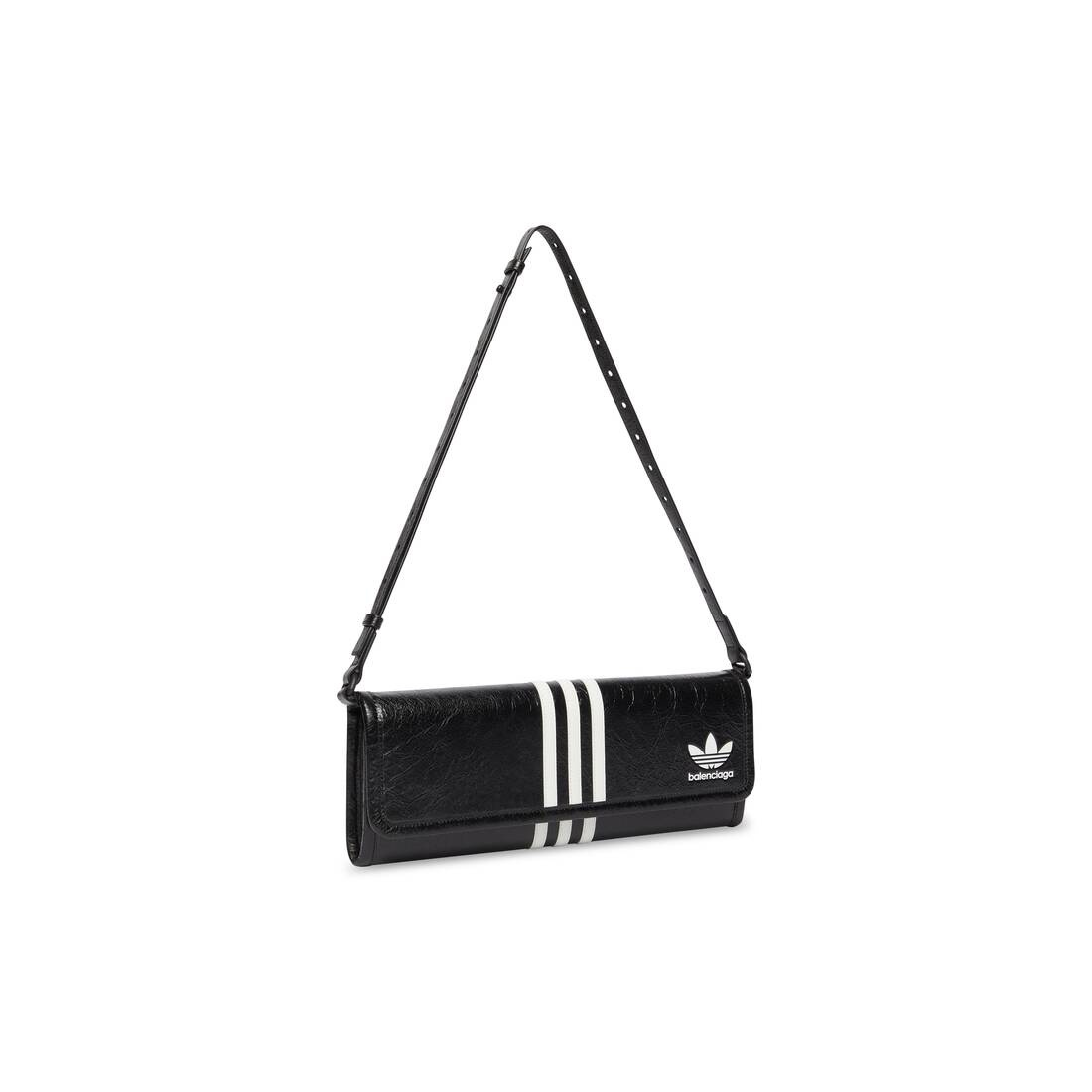 Women's Balenciaga / Adidas Wallet On Strap  in Black - 4