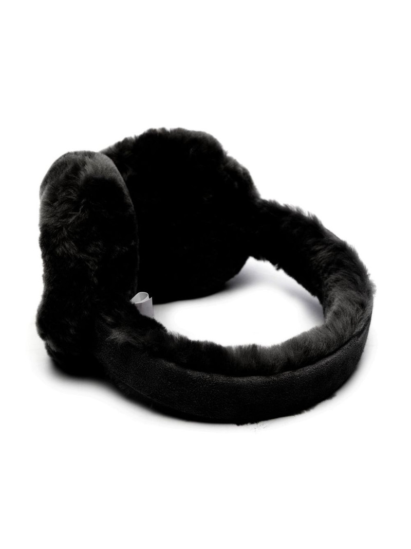 UGG logo-patch faux-fur headband outlook