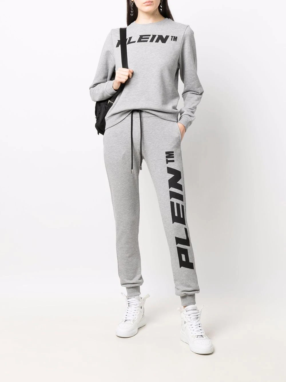 logo-print jersey joggers - 2