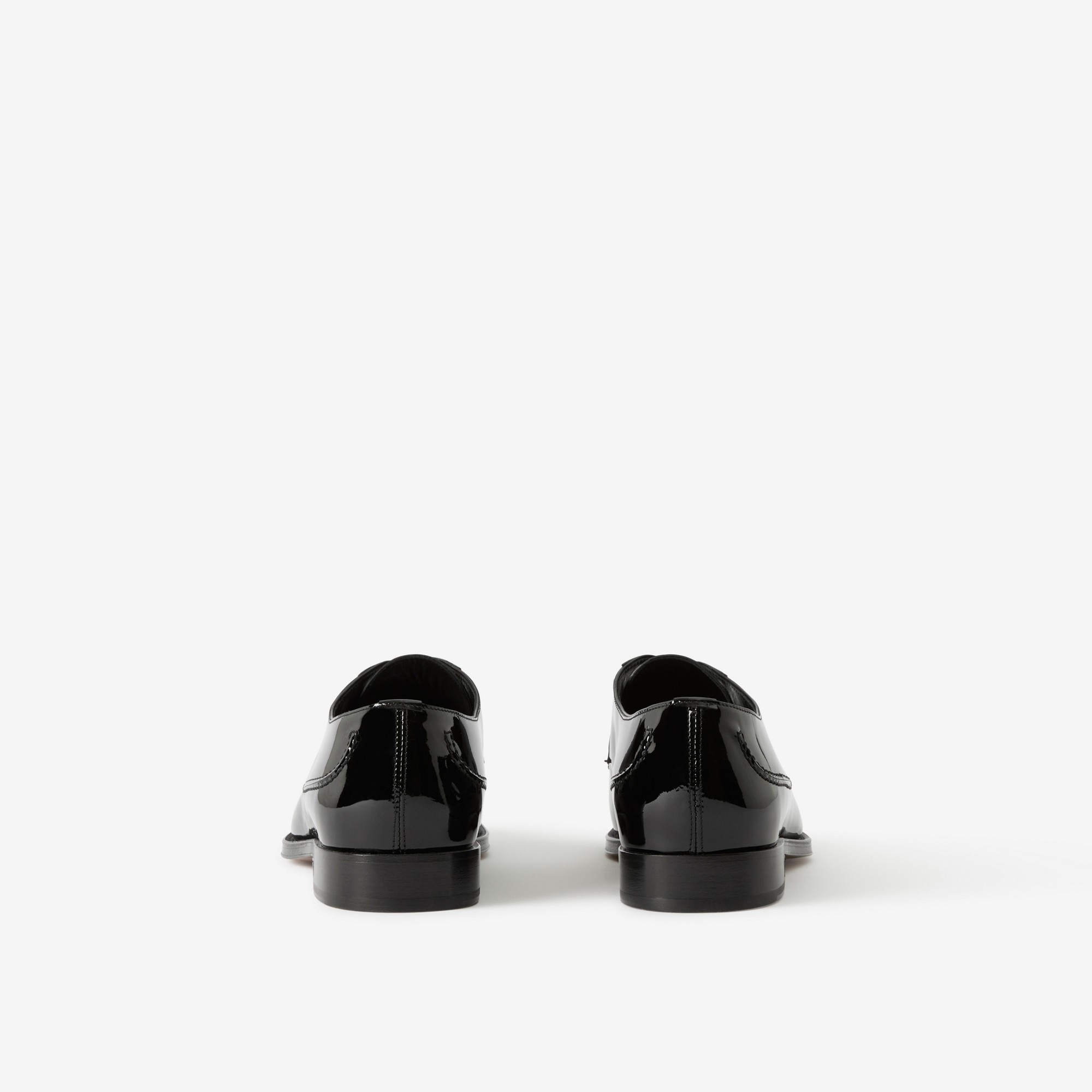 Monogram Motif Patent Leather Derby Shoes - 3