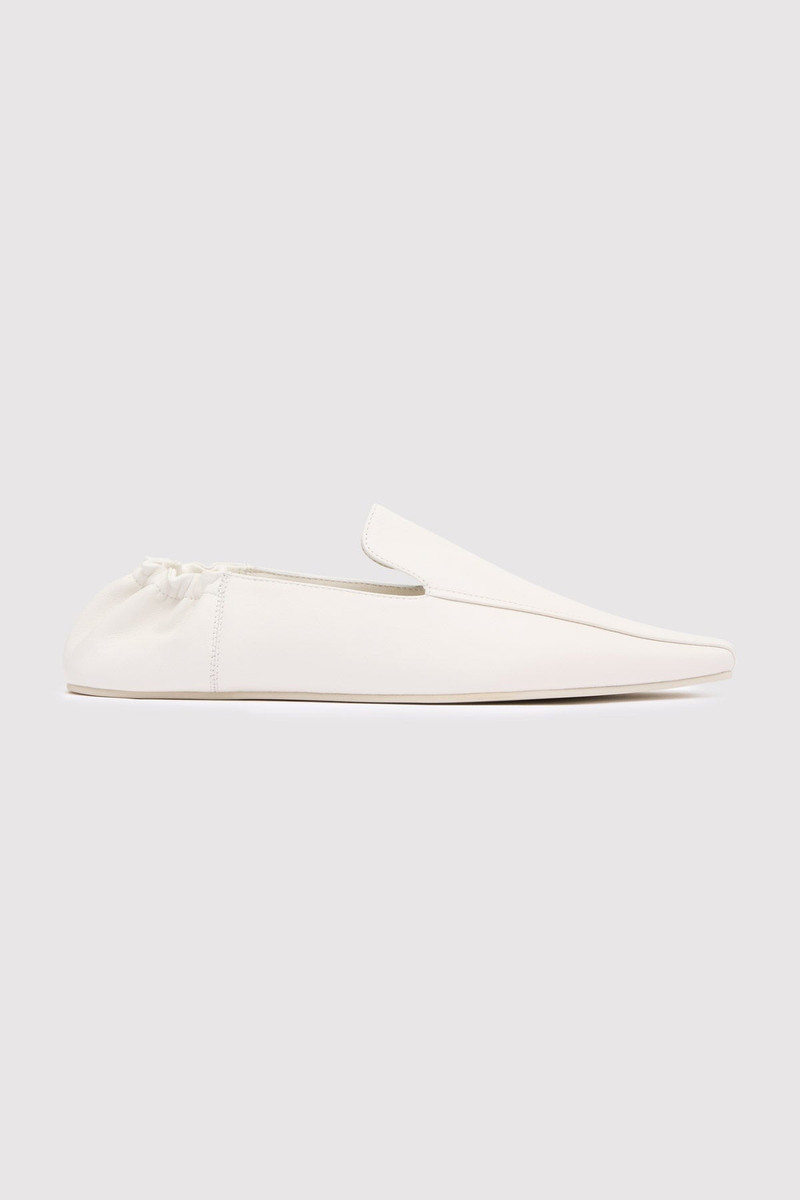 Flat Loafer - White 1