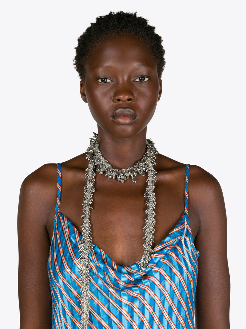 EMBROIDERED SCARF NECKLACE 3