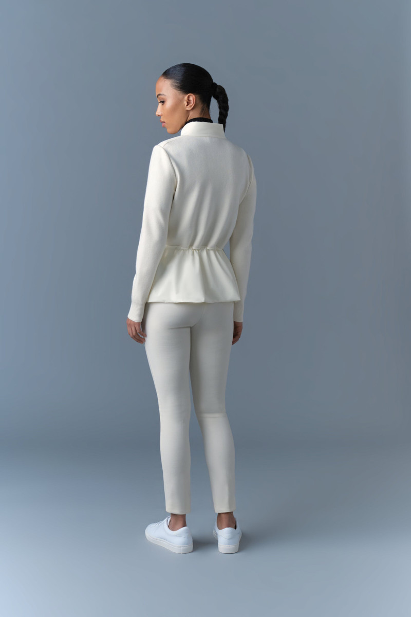 LAIKA Hybrid Down Jacket with Peplum 4