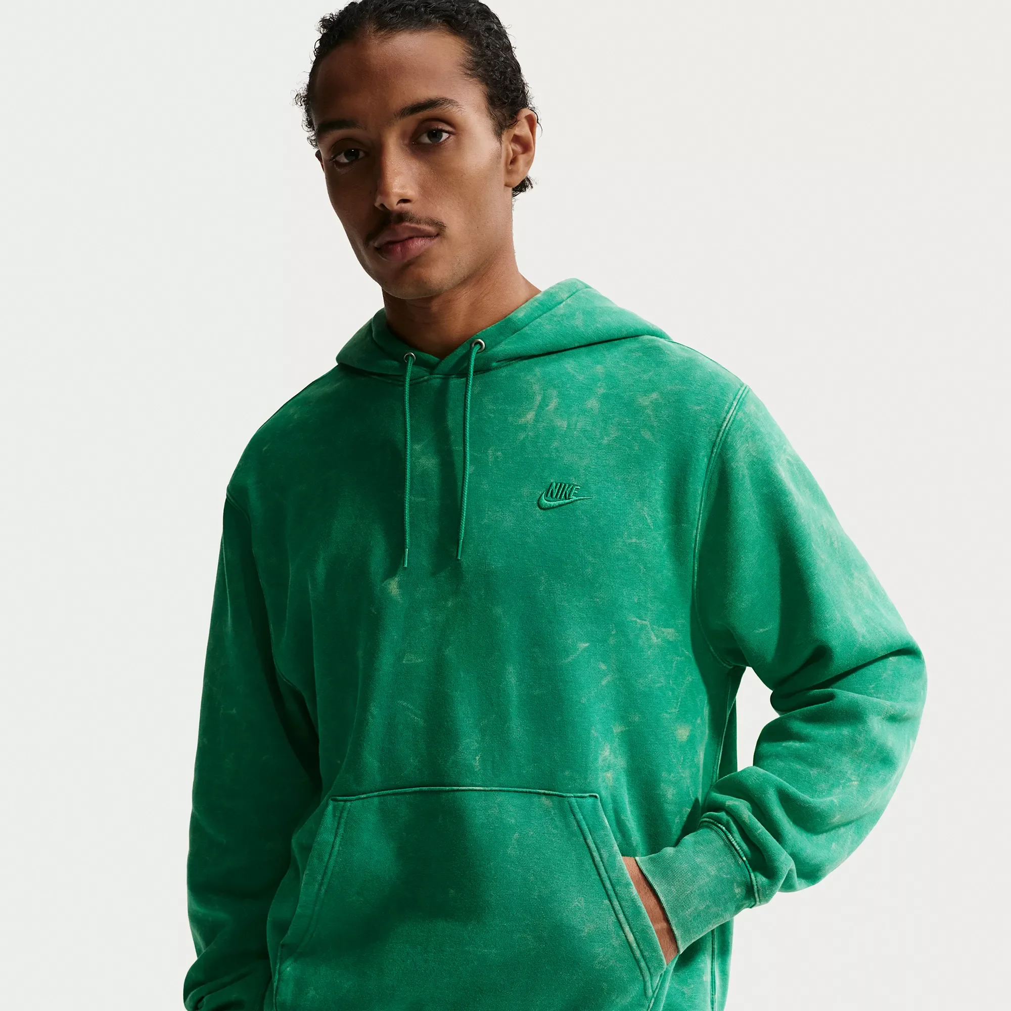Nike Men's Club Fleece Washed Hoodie - 1