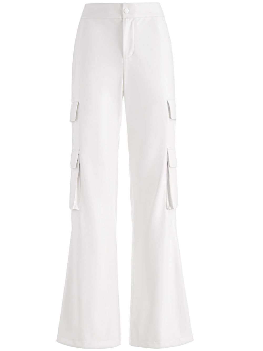 low-rise cargo trousers - 1