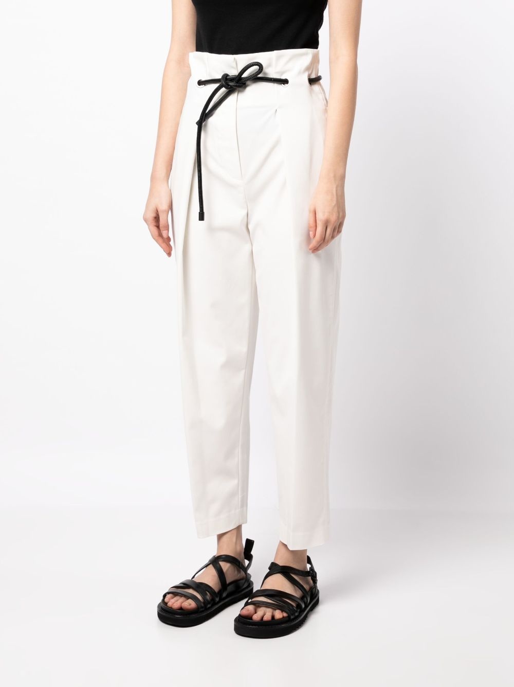 high-waisted tailored trousers - 3