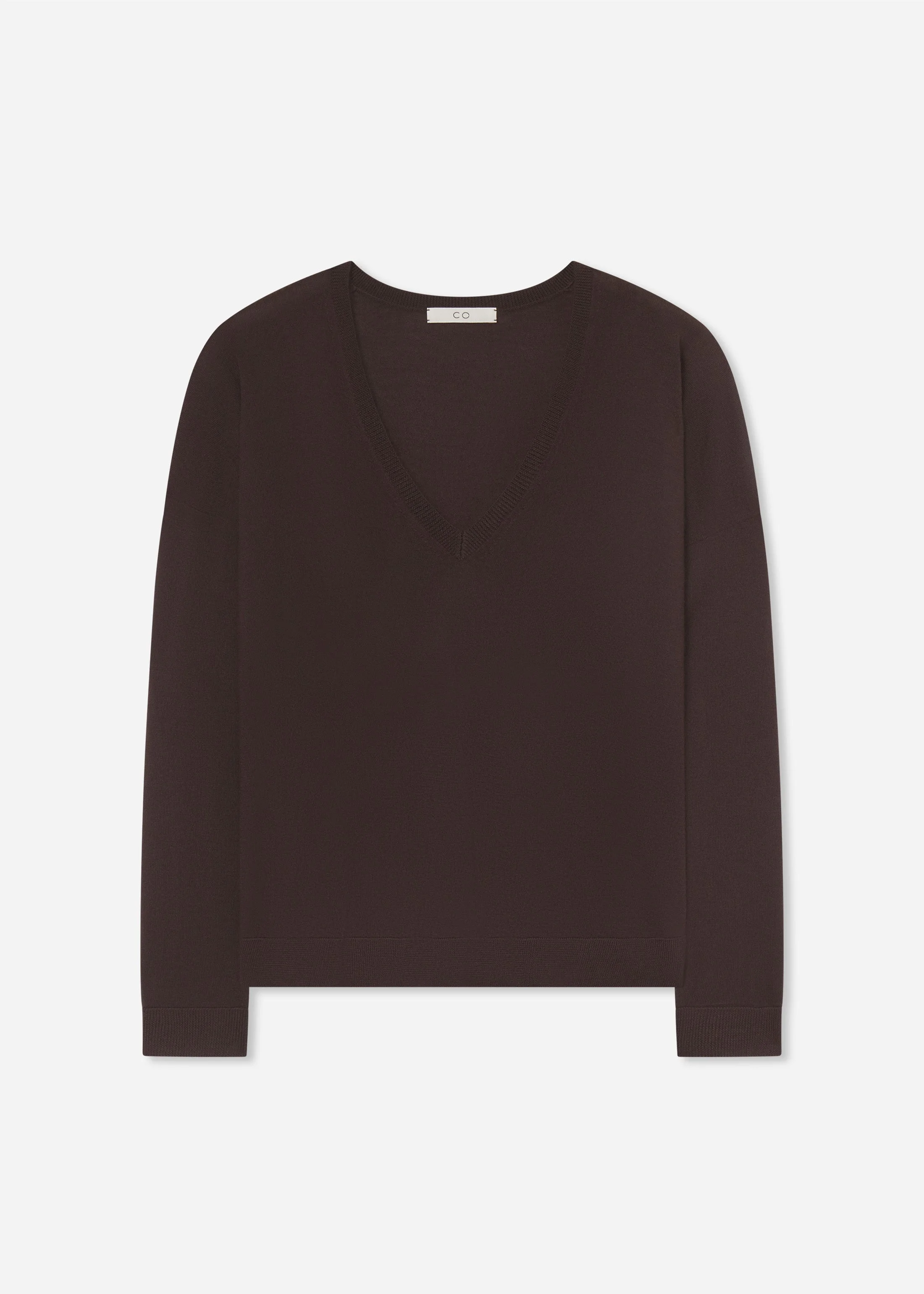 V-Neck Sweater in Fine Cashmere - 1