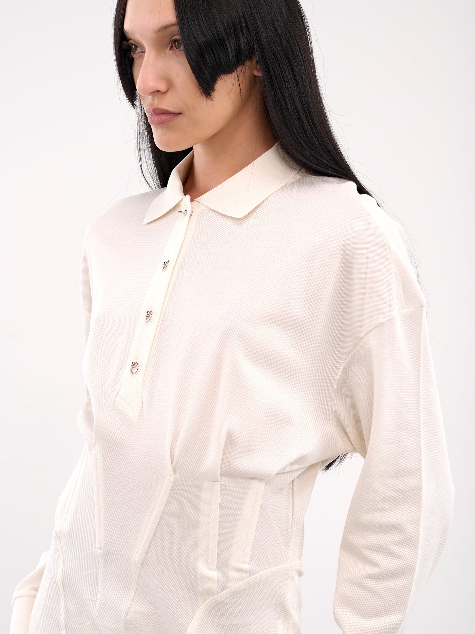Corseted Polo Dress - 4