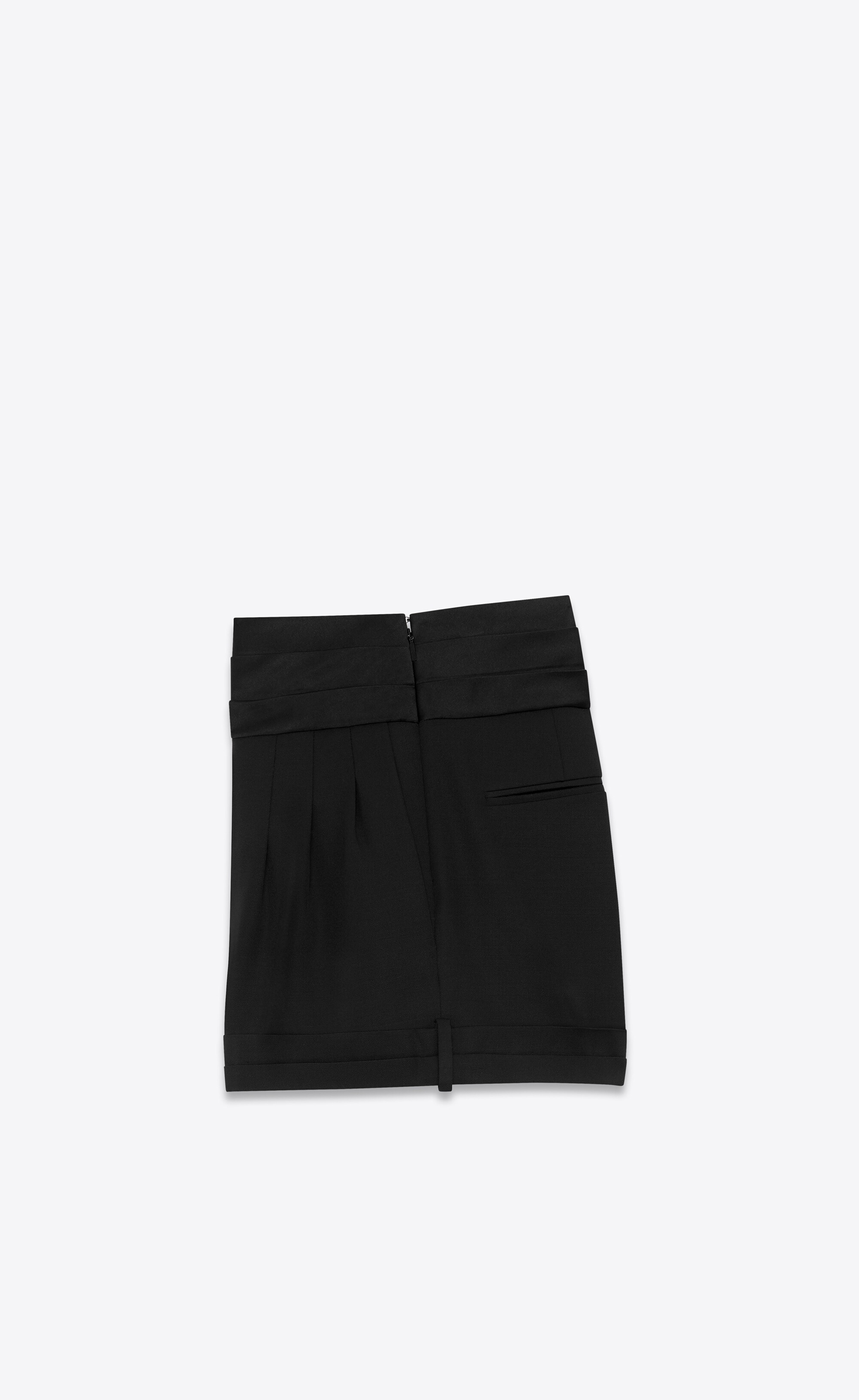 short tuxedo in saint laurent grain de poudre - 2