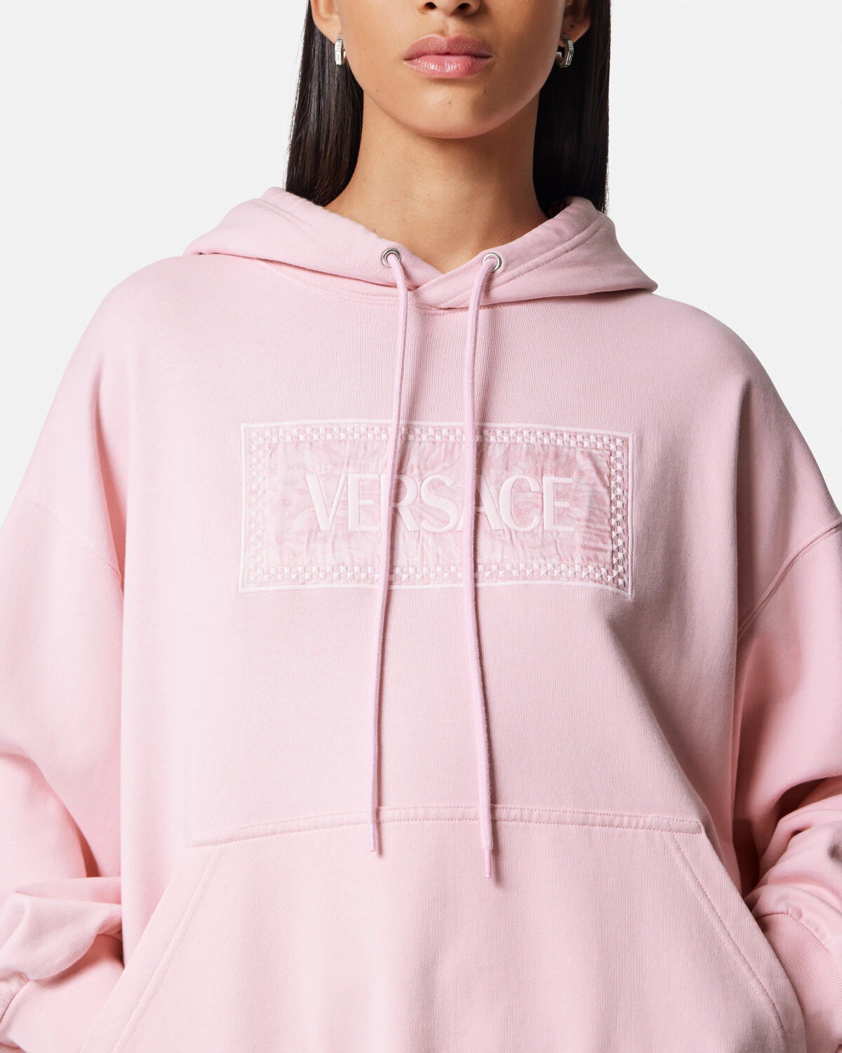 90s Vintage Logo Barocco Hoodie - 3