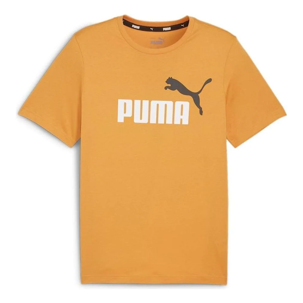 PUMA Ess+ 2 Col Logo T-shirt 'Orange' 847666-96 - 1
