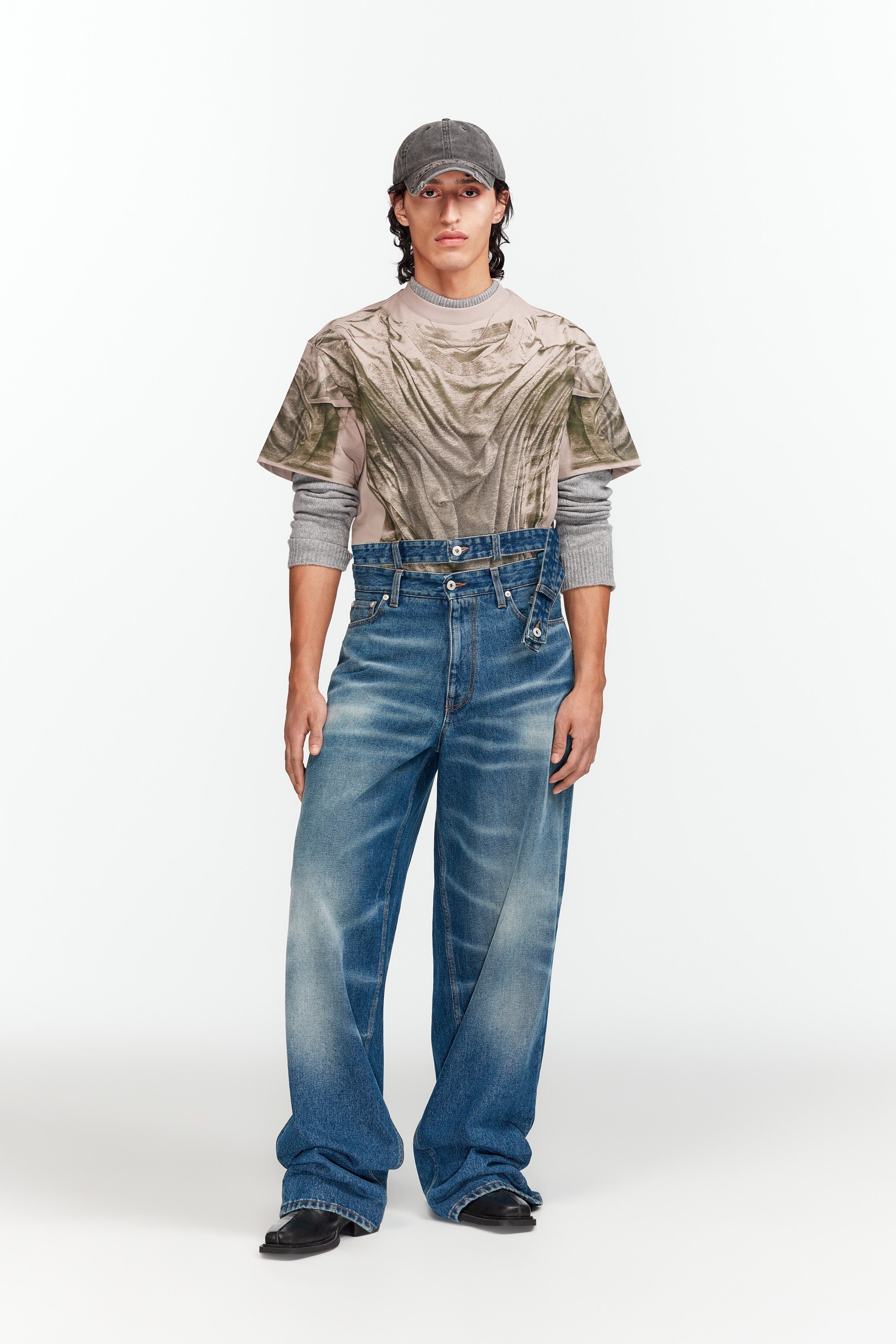 Multi Waistband Jeans - 8