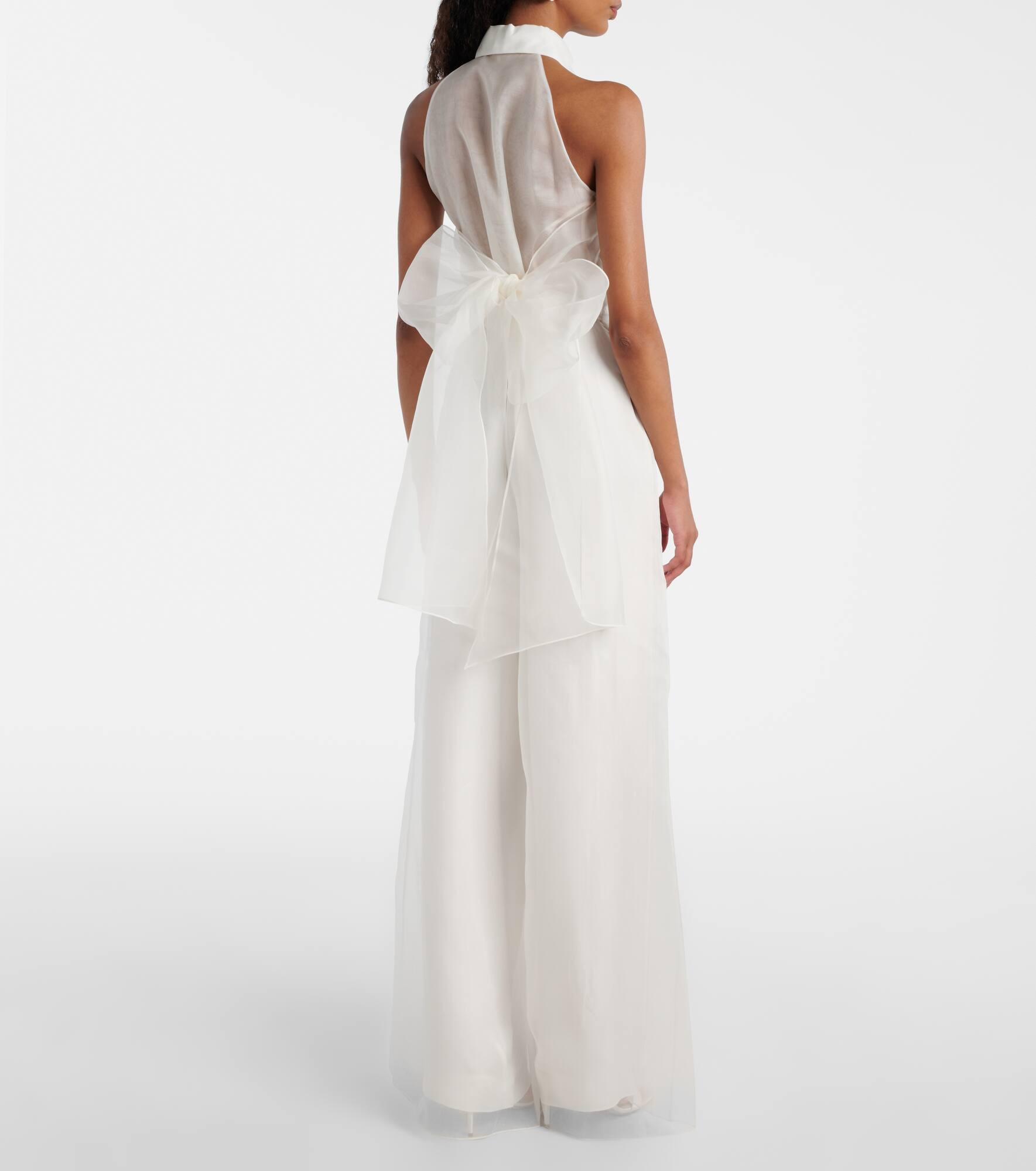 Tunca semi-sheer silk gown - 3