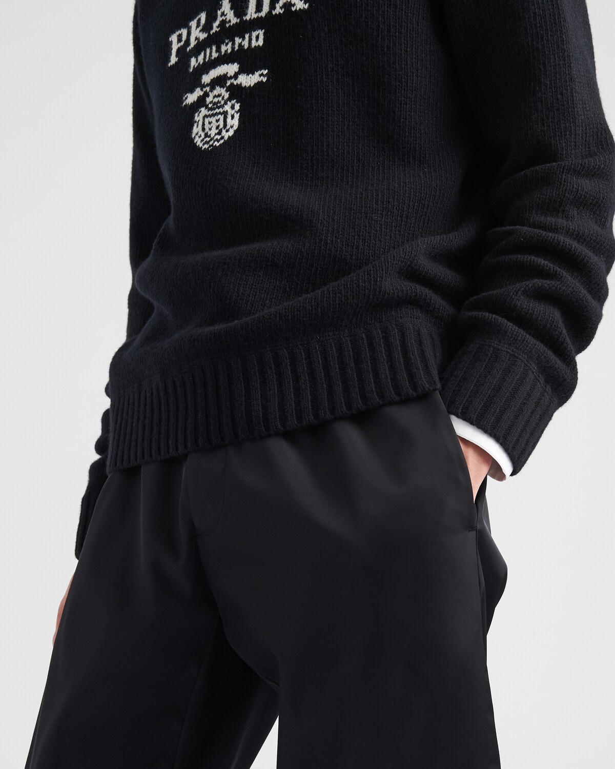 Wool and cashmere crew-neck sweater - 4