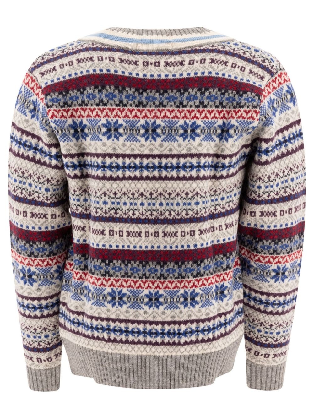 intarsia knit jumper - 2
