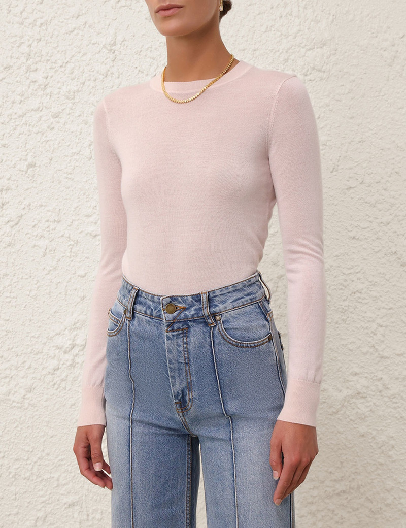 Zimmermann CLASSIC CREW NECK SWEATER outlook