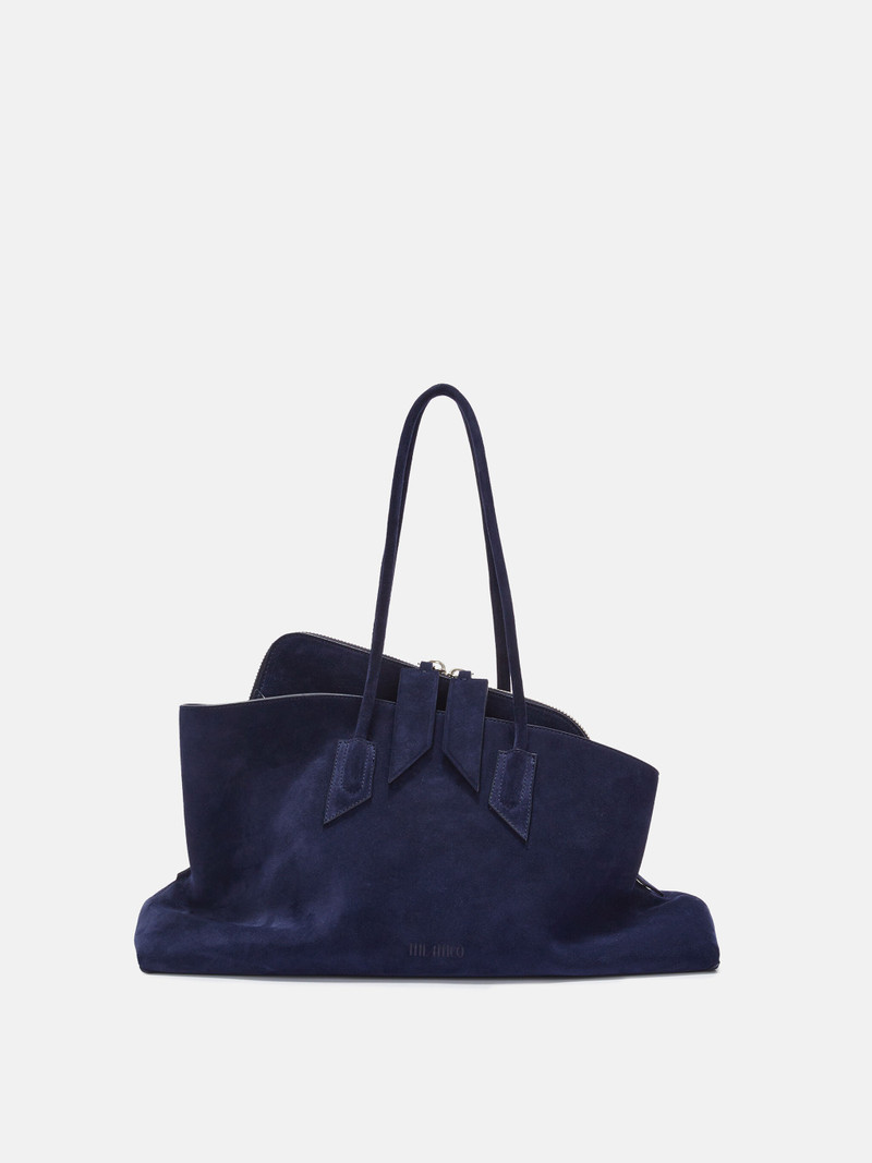 ''LA PASSEGGIATA MEDIUM'' BLUE NAVY TOP HANDLE 1