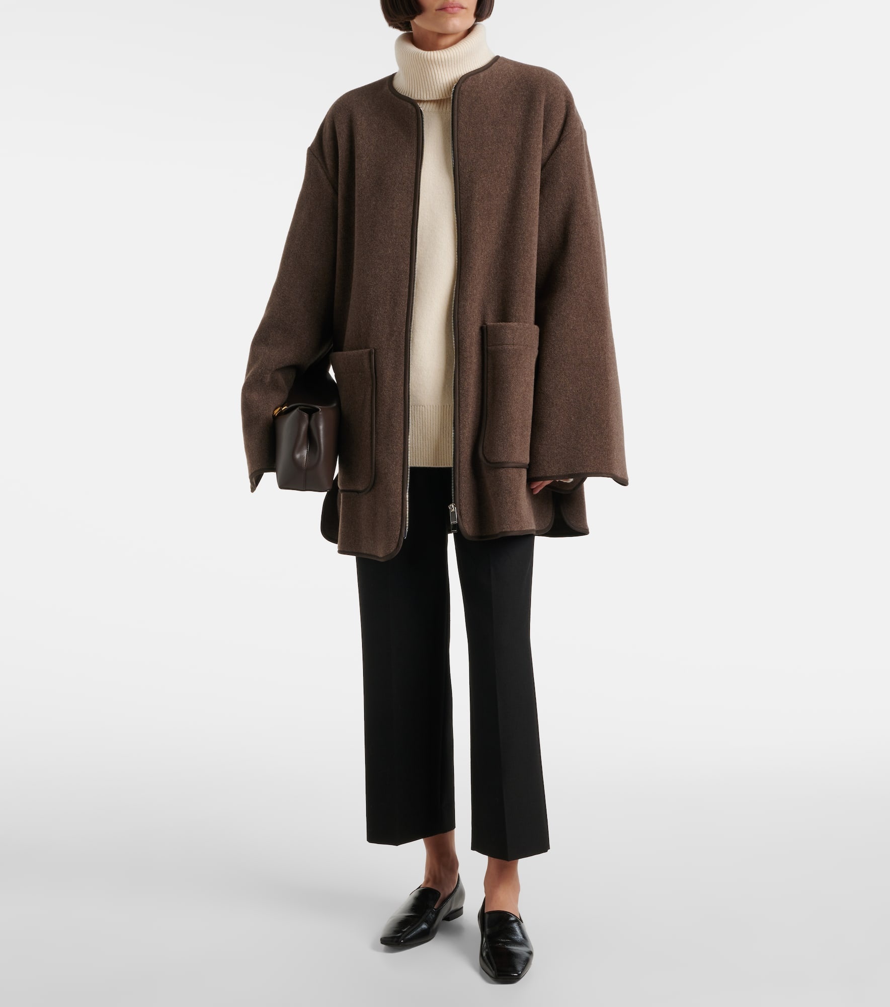 Felted wool-blend jacket - 2