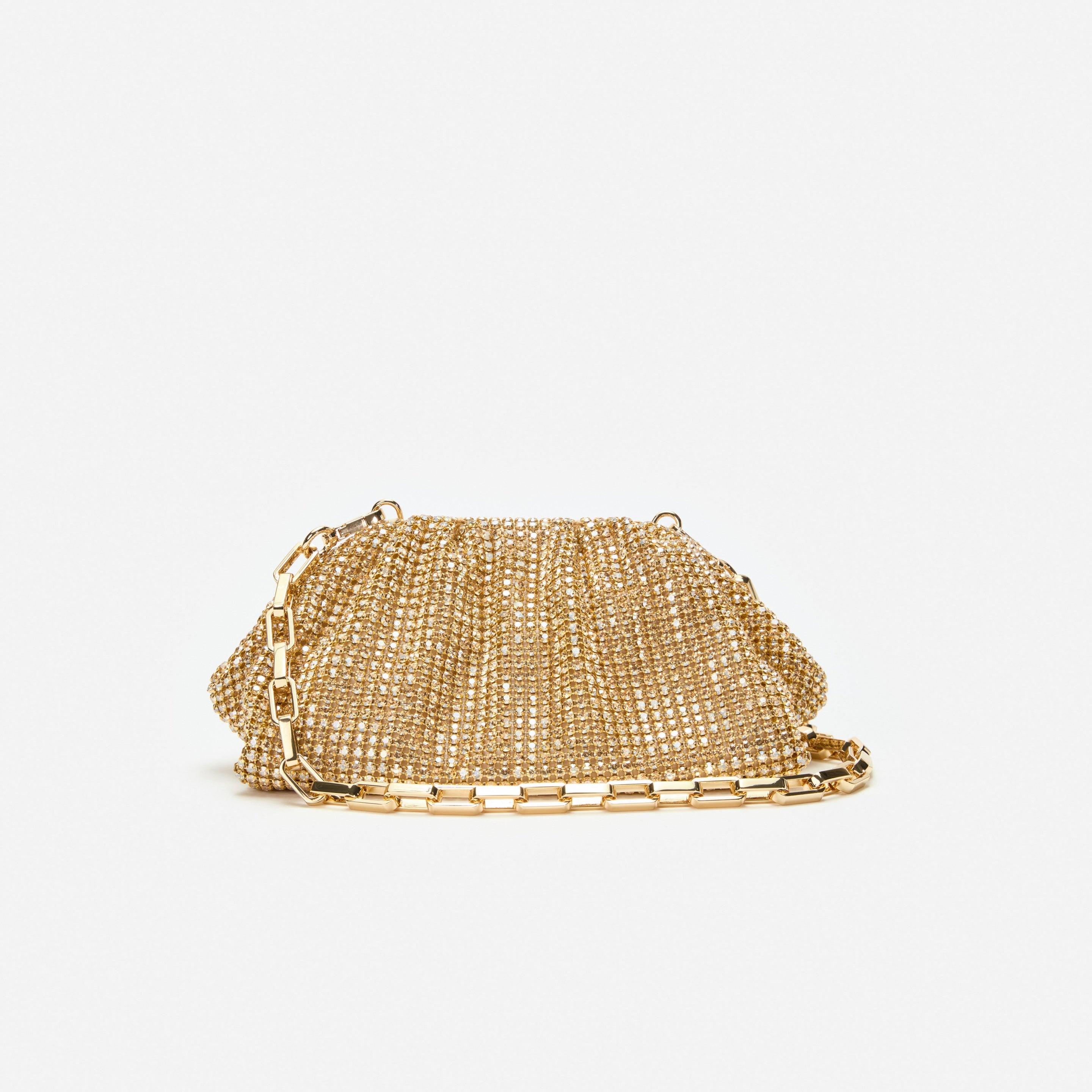 Gold Chainmail  Clutch Bag - 3
