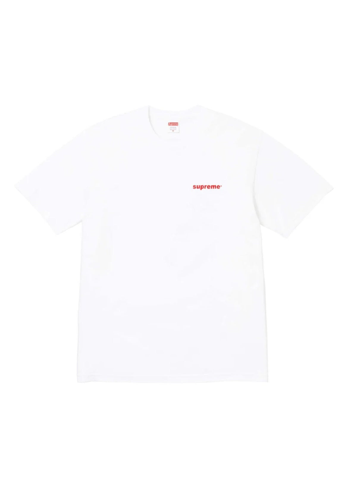 Supreme White FUCK MONEY T-Shirt - 2